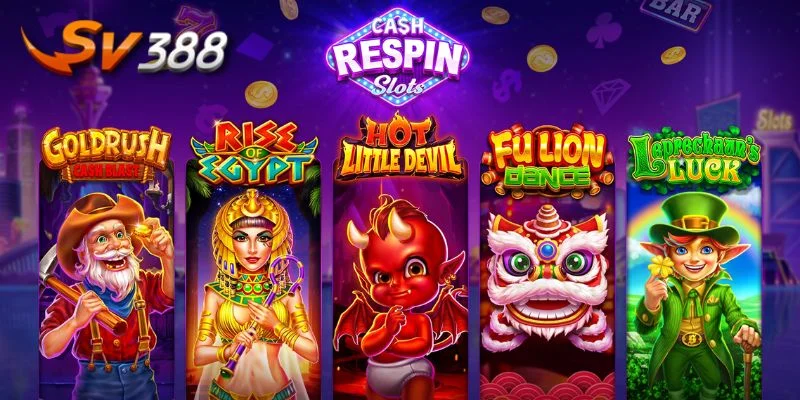 Slot hấp dẫn với hàng ngàn trò chơi độc lạ. 