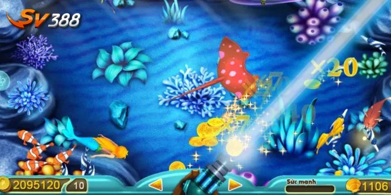 Bắn cá ăn tiền thật online tại SV388 được tay chơi say mê tham gia.