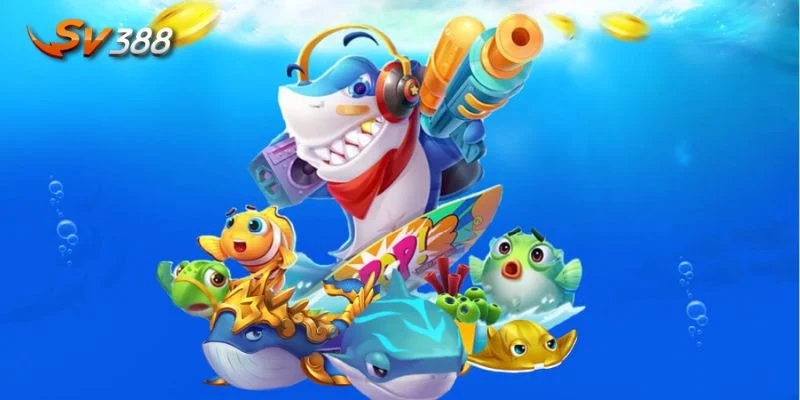 Sảnh bắn cá SV388 là điểm đến lý tưởng cho tay chơi đam mê săn tiền thưởng.